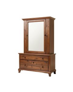 Schott Wood Cabinet Storage Chest Box Organizer Christmas Gift Free Standing Jewelry (synthetic illustration; no displayed measurements)
