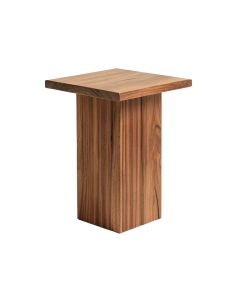 Garrettsville Solid Wood Pedestal End Table
