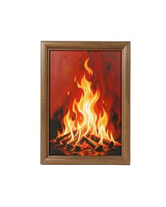 Spanish Galions On Fire By Adrian Borda - Picture Frame Painting Print On Canvas