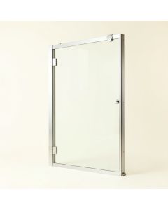 48 '' W X 78 '' H Single Sliding Frameless Shower Door (synthetic illustration; no displayed measurements)