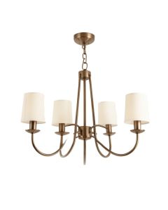 Analia 4 - Light Shaded Drum Chandelier (synthetic illustration; no displayed measurements)