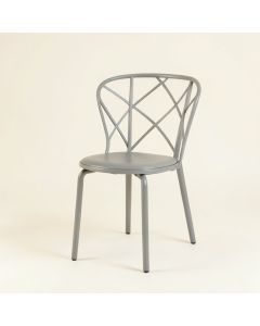 Hazel Bridge Dining Chair - Gray (synthetic illustration; no displayed measurements)