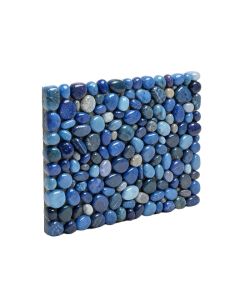 Lapis 3 '' X 12 '' Glass Pebbles Subway Wall & Floor Tile