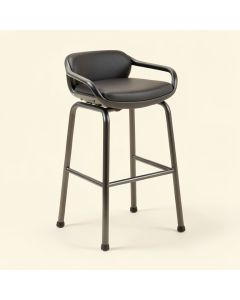 Penagos High Back 30 '' Bar Stool With Arms (synthetic illustration; no displayed measurements)
