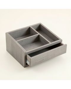Brook Branch Empty Coffee-Station Organizer - Gray (synthetic illustration; no displayed measurements)