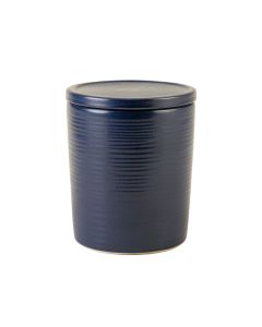 Dune Canyon Storage Canister With Lid - Navy (synthetic illustration; no displayed measurements)