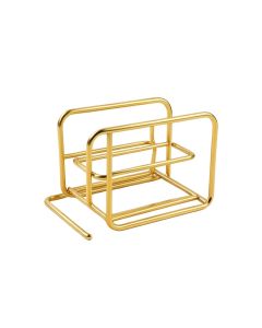 Meiko 6 Bottle Tabletop Wine Bottle Rack In Gold
