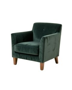 Cockerham 30.5 '' Wide Velvet Armchair (synthetic illustration; no displayed measurements)