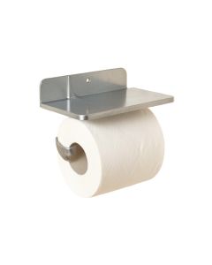 Wall Mount Toilet Paper Holder With Shelf (synthetic illustration; no displayed measurements)