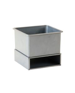Ridge Branch Empty Raised Planter - Gray (synthetic illustration; no displayed measurements)