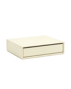 Vale Crest Desktop Monitor Riser - Ivory (synthetic illustration; no displayed measurements)
