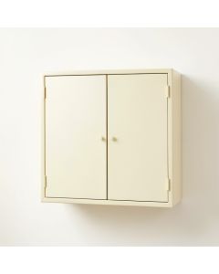 Glen Bluff Wall-Mounted Laundry Cabinet - Cream (synthetic illustration; no displayed measurements)
