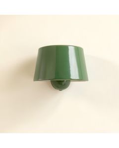 Harbor Bridge Wall Sconce Mounted On A Plain Wall - Green (synthetic illustration; no displayed measurements)