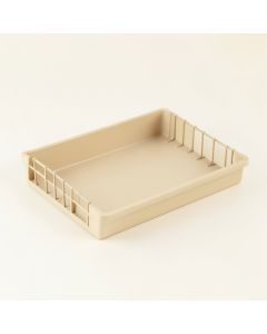 Laurel Bridge Empty Under-Desk Cable Tray - Beige (synthetic illustration; no displayed measurements)