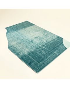 Arteaga Ombre Flatweave Cotton Teal Rug (synthetic illustration; no displayed measurements)