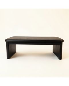 Moss Branch Indoor Bench - Black (synthetic illustration; no displayed measurements)