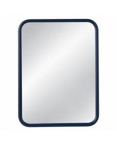 Cedar Branch Framed Wall Mirror - Navy