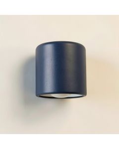 Willow Bluff Wall Sconce Mounted On A Plain Wall - Navy (synthetic illustration; no displayed measurements)