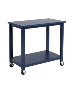 Flint Crest Empty Rolling Workshop Cart - Navy (synthetic illustration; no displayed measurements)