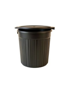 Hill Branch Closed Garden Compost Bin - Black (synthetic illustration; no displayed measurements)