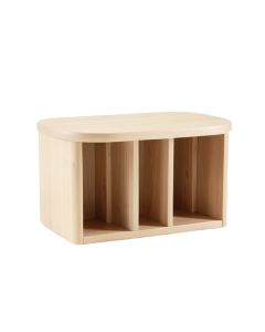 Meadow Brook Shoe Storage Bench - Beige (synthetic illustration; no displayed measurements)