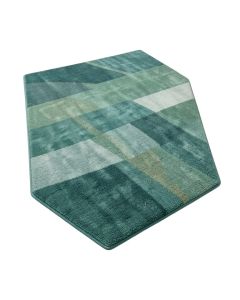 Diehl Striped Teal Indoor/Outdoor Area Rug (synthetic illustration; no displayed measurements)