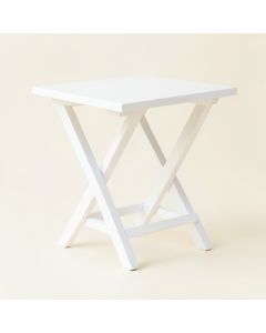Ridge Canyon Compact Balcony Table - White (synthetic illustration; no displayed measurements)