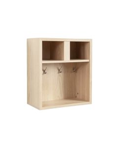 Glen Bend Wall-Mounted Entryway Organizer Shelf - Beige (synthetic illustration; no displayed measurements)