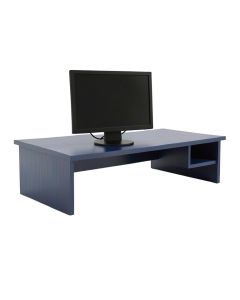 Spruce Edge Desktop Monitor Riser - Navy (synthetic illustration; no displayed measurements)
