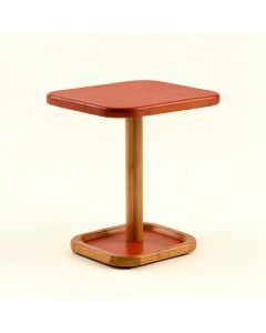 Cedar Crest Compact Balcony Table - Terracotta (synthetic illustration; no displayed measurements)