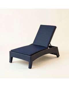 Glen Dale Outdoor Lounge Chair - Navy (synthetic illustration; no displayed measurements)