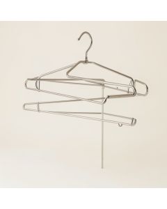 Lakendra Pants Hangers Space Saving 5 Layers Stainless Steel Retractable Foldable Clothes (synthetic illustration; no displayed measurements)