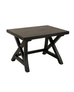Slate Bridge Patio Table - Black (synthetic illustration; no displayed measurements)