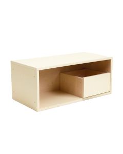 Cliff Canyon Shoe Storage Bench - Cream (synthetic illustration; no displayed measurements)