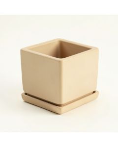 Clay Bend Empty Planter - Beige (synthetic illustration; no displayed measurements)