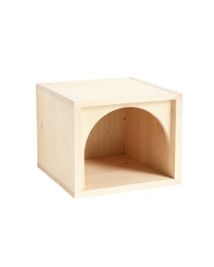Summit Edge Wall-Mounted Cat Perch - Ivory (synthetic illustration; no displayed measurements)