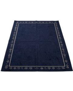 Ash Bluff Rectangular Area Rug - Navy (synthetic illustration; no displayed measurements)