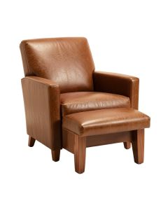 Darvin 28 '' Wide Barrel Chair And Ottoman