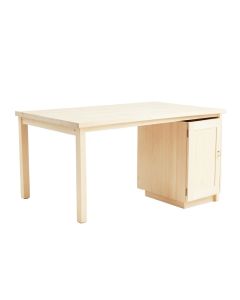 Harbor Dell Empty Workshop Workbench - Ivory (synthetic illustration; no displayed measurements)