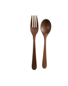 Fork And Spoon Wood Wall Adornment