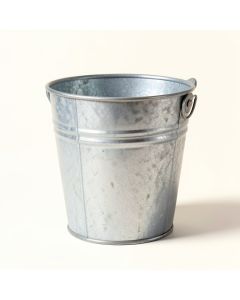 Aged Owl Metal Bucket (synthetic illustration; no displayed measurements)