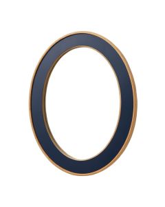Wren Bluff Framed Wall Mirror - Navy