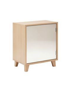 Spears Mirrored 1 Door Accent Cabinet