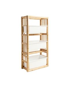 Slate Bluff Empty Vertical Garden Frame - White