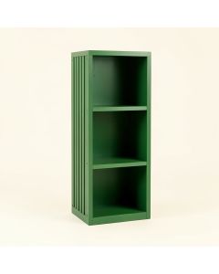 Dawn Crest Narrow Cubby Tower - Green (synthetic illustration; no displayed measurements)