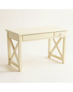 River Bend Writing Desk - Cream (synthetic illustration; no displayed measurements)