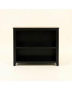 Clay Bridge Low Bookcase - Black (synthetic illustration; no displayed measurements)