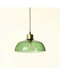 Holly Arc Pendant Light Suspended From One Plain Cable (synthetic illustration; no displayed measurements)