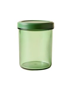 Slate Bend Storage Canister With Lid - Green