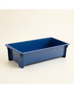 Dune Canyon Empty Railing Planter With Integral Brackets - Blue (synthetic illustration; no displayed measurements)